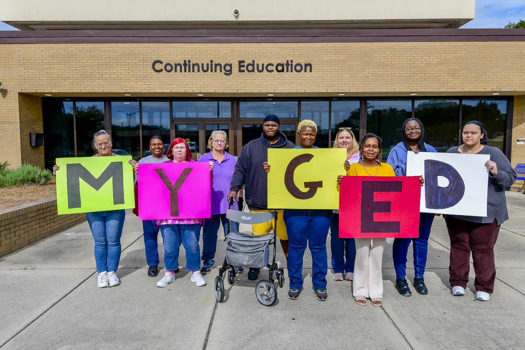 a group with MY GED spelled out