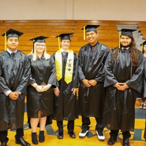 a group of graduates together